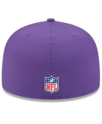 New Era Men's Purple Minnesota Vikings 2025 Sideline 59FIFTY Fitted Hat