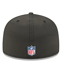 New Era Men's Black Orleans Saints 2025 Sideline 59FIFTY Fitted Hat