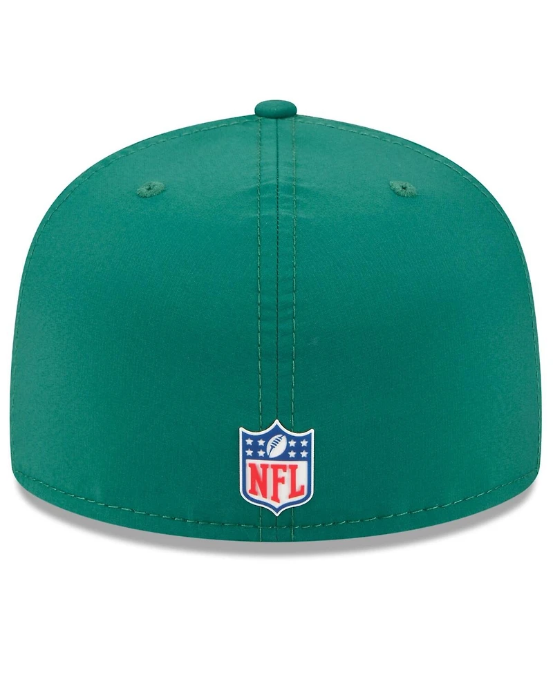 New Era Men's Green York Jets 2025 Sideline 59FIFTY Fitted Hat