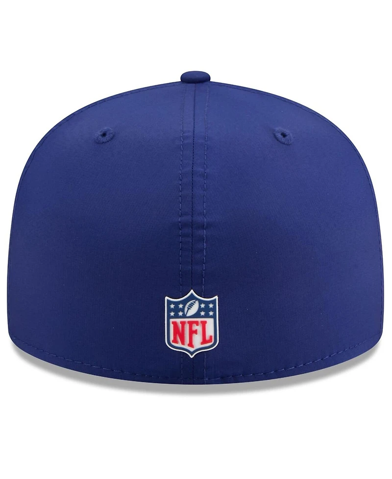 New Era Men's Blue Nfl 2025 Sideline 59FIFTY Fitted Hat