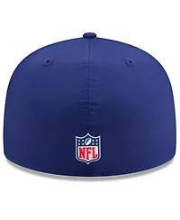 New Era Men's Blue Nfl 2025 Sideline 59FIFTY Fitted Hat