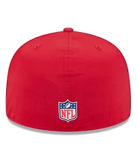 New Era Men's Red Tampa Bay Buccaneers 2025 Sideline 59FIFTY Fitted Hat
