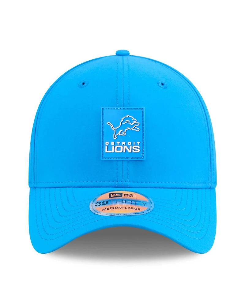 New Era Men's Blue Detroit Lions 2025 Sideline 39THIRTY Flex Hat