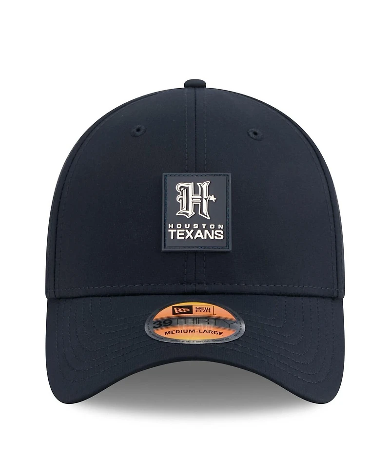 New Era Men's Navy Houston Texans 2025 Sideline 39THIRTY Flex Hat