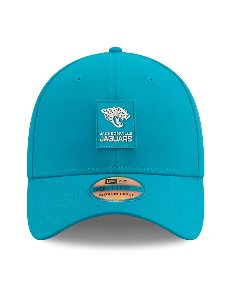 New Era Men's Teal Jacksonville Jaguars 2025 Sideline 39THIRTY Flex Hat