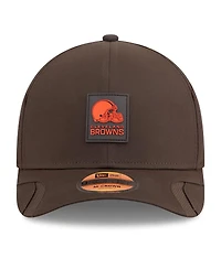 New Era Men's Brown Cleveland Browns 2025 Sideline M-crown 9FORTY Adjustable Hat