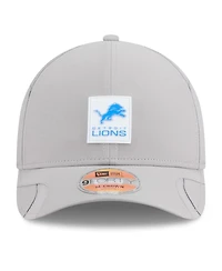 New Era Men's Gray Detroit Lions 2025 Sideline M-Crown 9FORTY Adjustable Hat