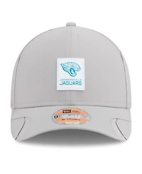 New Era Men's Gray Jacksonville Jaguars 2025 Sideline M-crown 9FORTY Adjustable Hat