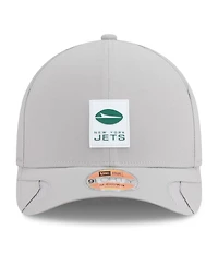New Era Men's Gray New York Jets 2025 Sideline M-crown 9FORTY Adjustable Hat