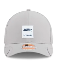 New Era Men's Gray Seattle Seahawks 2025 Sideline M-crown 9FORTY Adjustable Hat