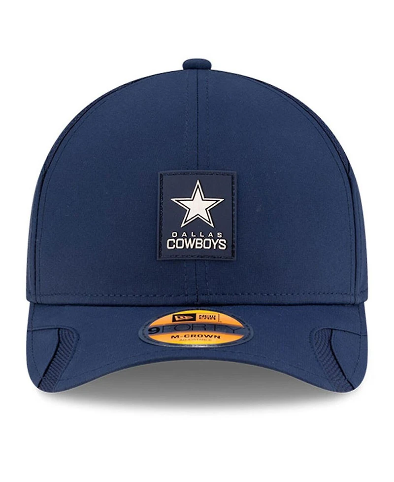 New Era Men's Navy Dallas Cowboys 2025 Sideline M-crown 9FORTY Adjustable Hat