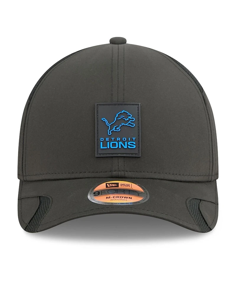 New Era Men's Detroit Lions 2025 Sideline M-crown 9FORTY Adjustable Hat