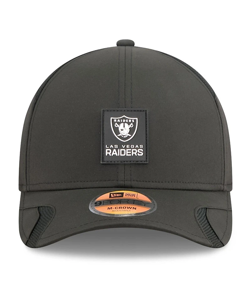 New Era Men's Las Vegas Raiders 2025 Sideline M-crown 9FORTY Adjustable Hat