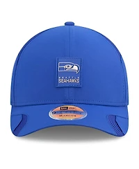 New Era Men's Royal Seattle Seahawks 2025 Sideline Throwback M-crown 9FORTY Adjustable Hat