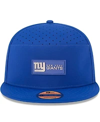 New Era Men's Royal New York Giants 2025 Sideline Split Panel 9FIFTY Snapback Hat