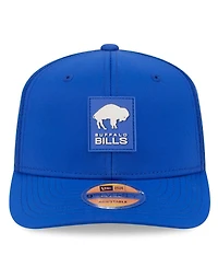 New Era Men's Royal Buffalo Bills 2025 Sideline Throwback 9SEVENTY Trucker Adjustable Hat