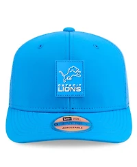 New Era Men's Blue Detroit Lions 2025 Sideline 9SEVENTY Trucker Adjustable Hat