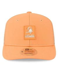 New Era Men's Orange Tampa Bay Buccaneers 2025 Sideline Throwback 9SEVENTY Trucker Adjustable Hat