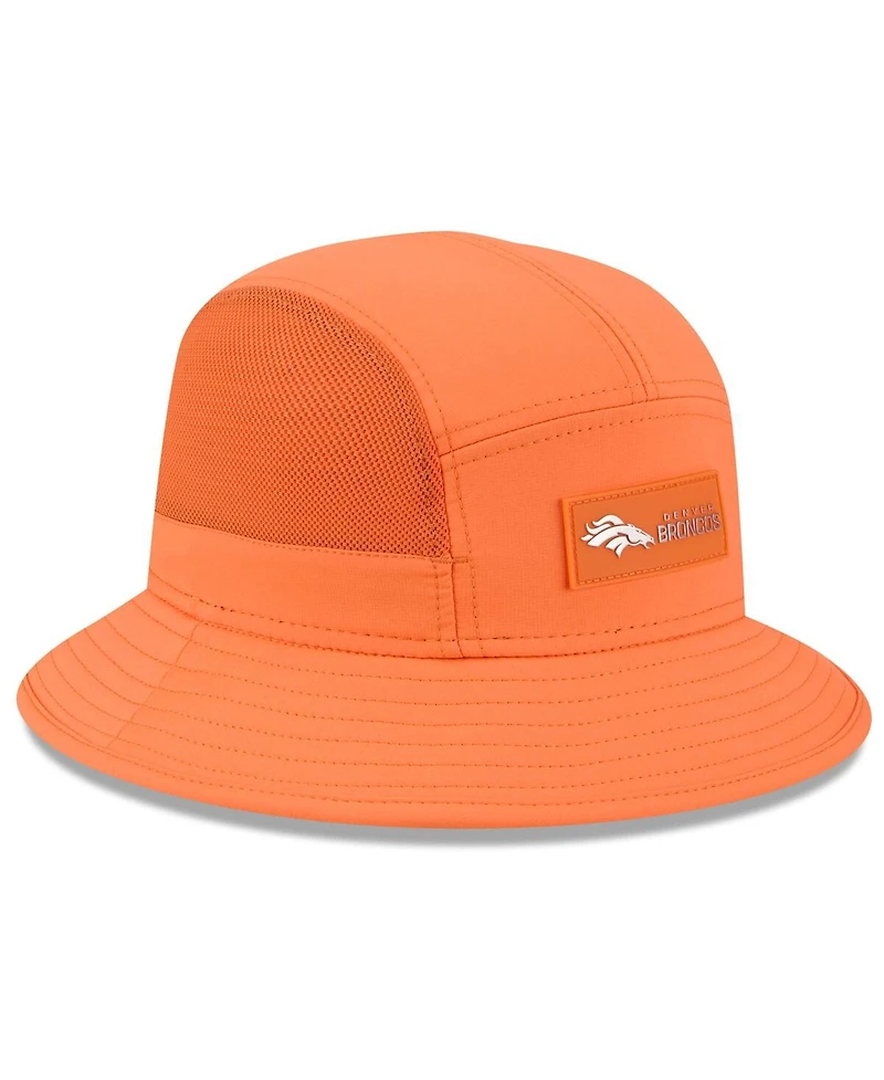 New Era Men's Orange Denver Broncos 2025 Sideline Bucket Hat