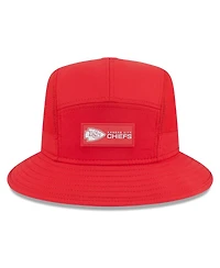 New Era Men's Red Kansas City Chiefs 2025 Sideline Bucket Hat