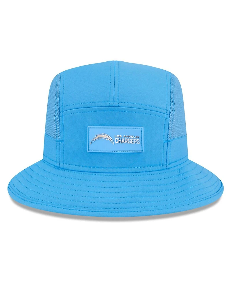 New Era Men's Powder Blue Los Angeles Chargers 2025 Sideline Bucket Hat