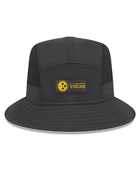 New Era Men's Black Pittsburgh Steelers 2025 Sideline Bucket Hat