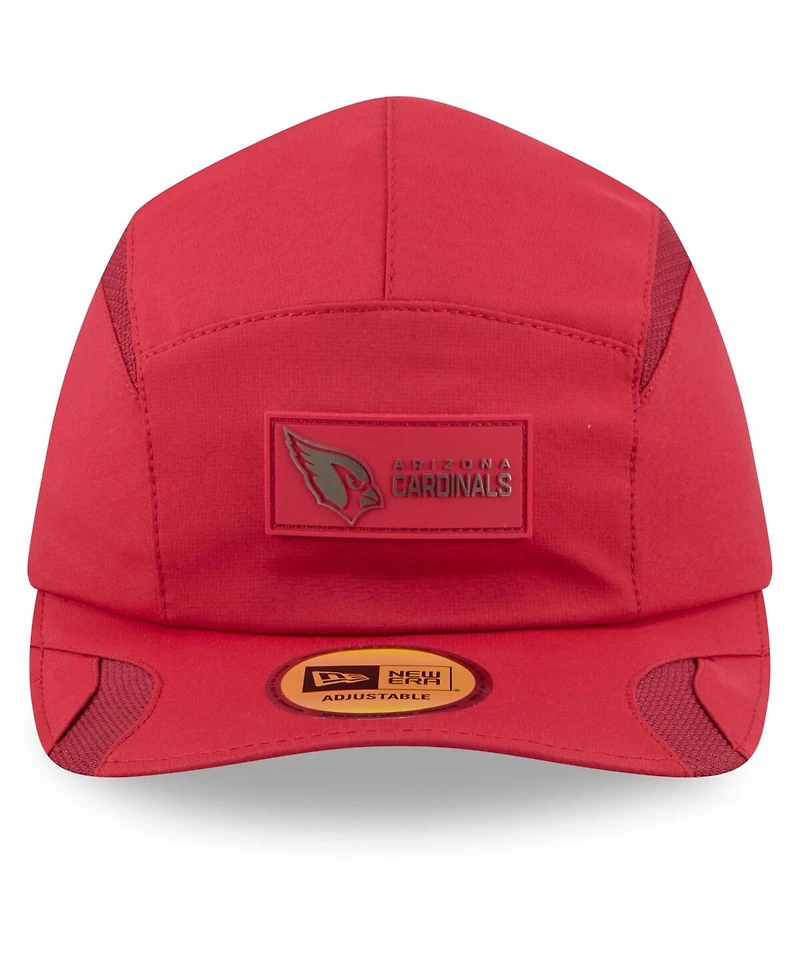 New Era Men's Cardinal Arizona Cardinals 2025 Sideline Runner Adjustable Hat