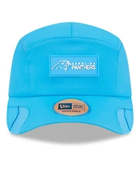 New Era Men's Blue Carolina Panthers 2025 Sideline Runner Adjustable Hat