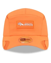 New Era Men's Orange Denver Broncos 2025 Sideline Runner Adjustable Hat