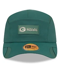 New Era Men's Green Green Bay Packers 2025 Sideline Runner Adjustable Hat