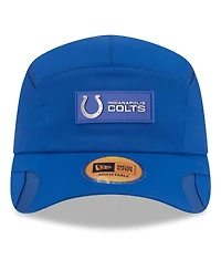 New Era Men's Royal Indianapolis Colts 2025 Sideline Runner Adjustable Hat