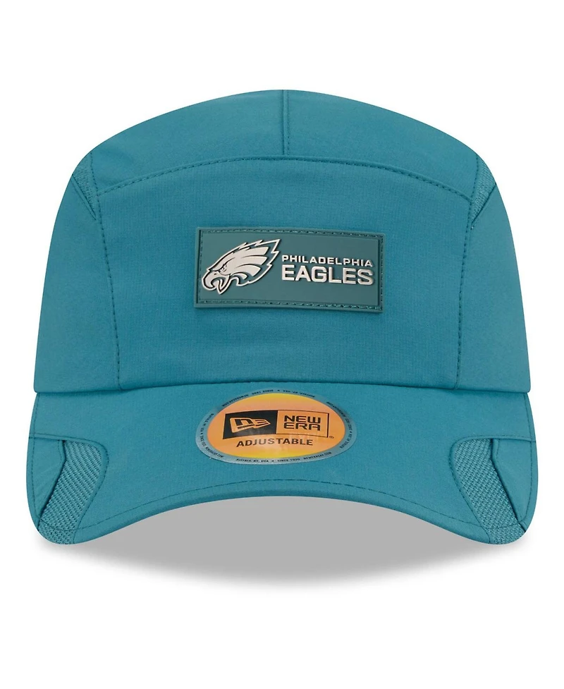 New Era Men's Midnight Green Philadelphia Eagles 2025 Sideline Runner Adjustable Hat