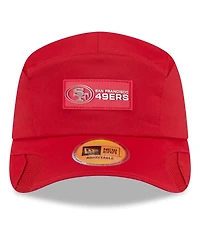 New Era Men's Scarlet San Francisco 49ers 2025 Sideline Runner Adjustable Hat
