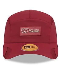 New Era Men's Burgundy Washington Commanders 2025 Sideline Runner Adjustable Hat