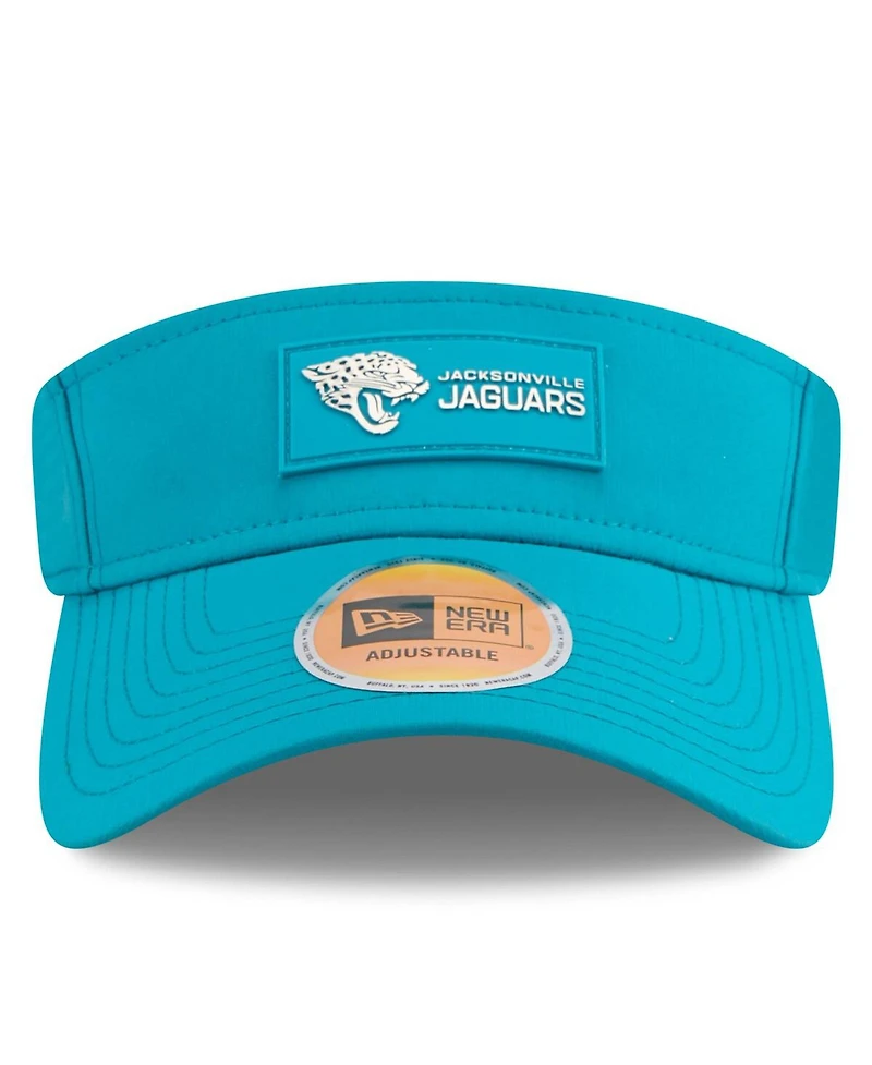 New Era Men's Teal Jacksonville Jaguars 2025 Sideline Visor Hat