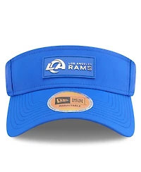 New Era Men's Royal Los Angeles Rams 2025 Sideline Visor Hat