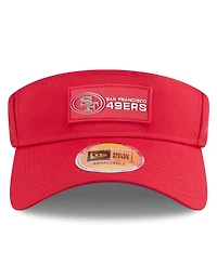 New Era Men's Scarlet San Francisco 49ers 2025 Sideline Visor Hat