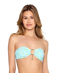 Beach Bunny Swimwear Women's Limoncello Spritz Bandeau Bikini Top