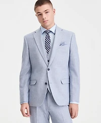 Bar Iii Men's Slim-Fit Linen-Blend Suit Separates Jacket, Macy's Exclusive