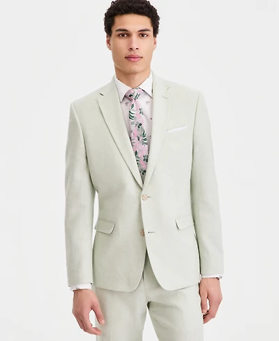 Bar Iii Men's Slim-Fit Linen-Blend Suit Separates Jacket, Macy's Exclusive