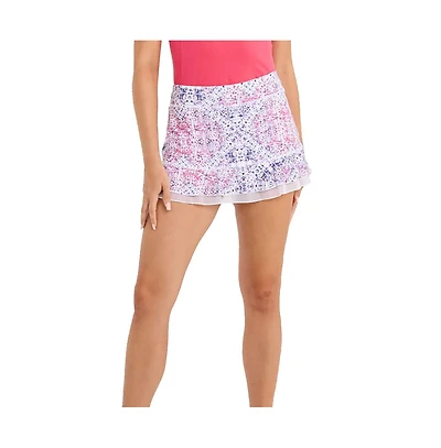 Sofibella Women's Uv Colors 13 Inch Arabian Nights Tennis Skirt