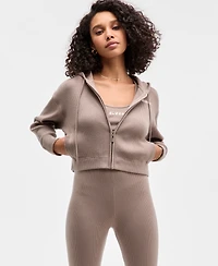 Guess Women's Flaminia Ribbed Zip Hoodie