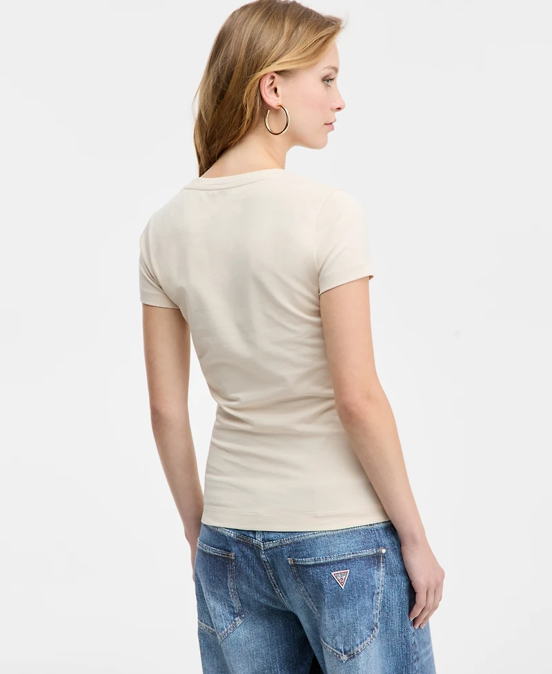 Guess Women's Leo Triangle Graphic T-Shirt