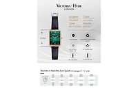 Women's Watch 22×28 mm Dial Rectangular Face Watches Hampton Victoria Hyde