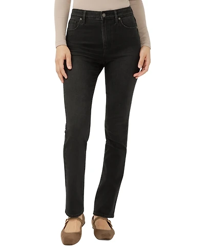 Silver Jeans Co. Women's Isbister High Rise Straight Leg Luxe Stretch Jeans