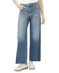 Silver Jeans Co. Women's Isbister High Rise Two-Tone Wide Leg
