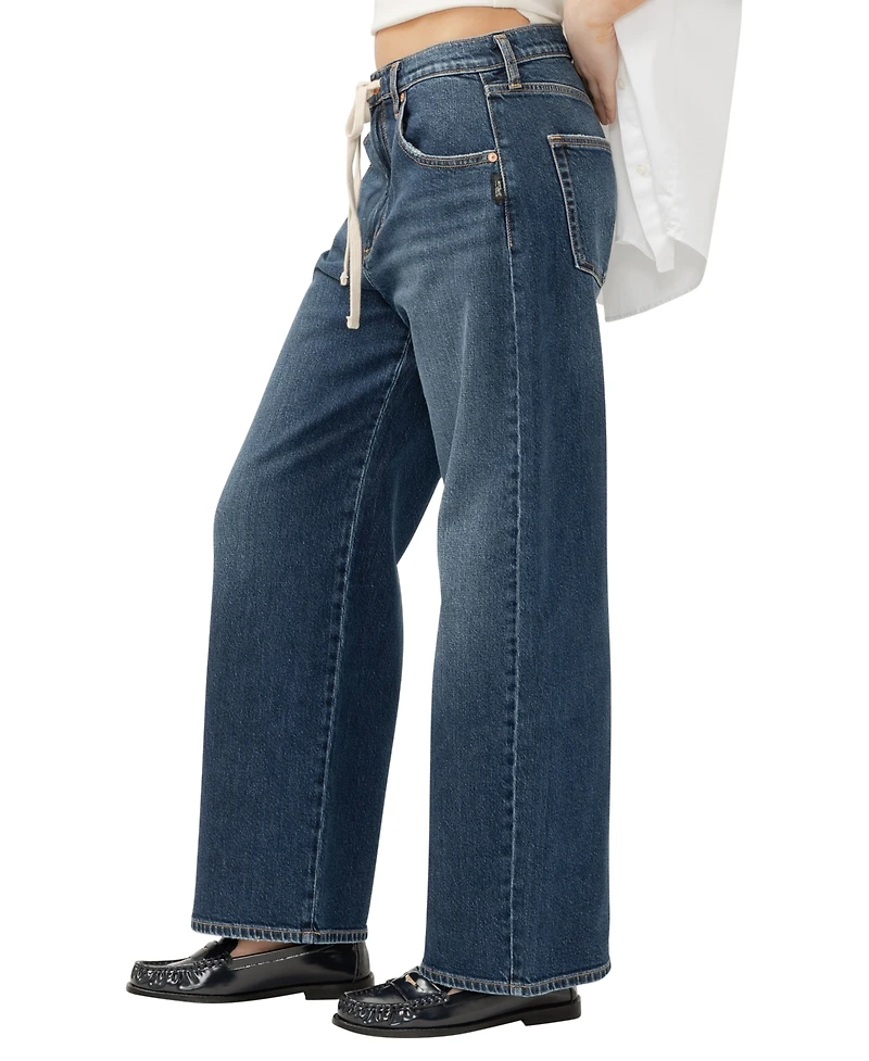 Silver Jeans Co. Women's Be Easy High Rise Straight Leg