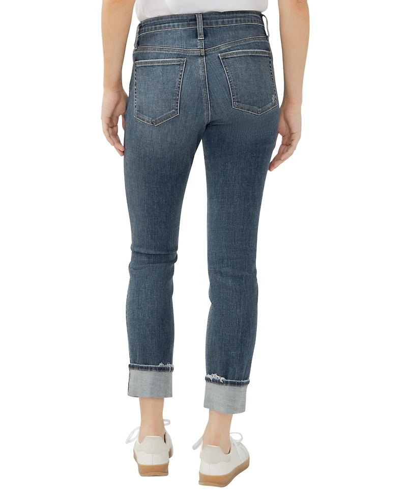 Silver Jeans Co. Women's Beau High Rise Slim Leg Luxe Stretch