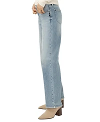 Silver Jeans Co. Women's Loose & Low Rise Straight Leg