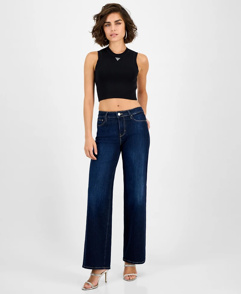 Guess Women's Sexy Palazzo Wide Leg Jeans